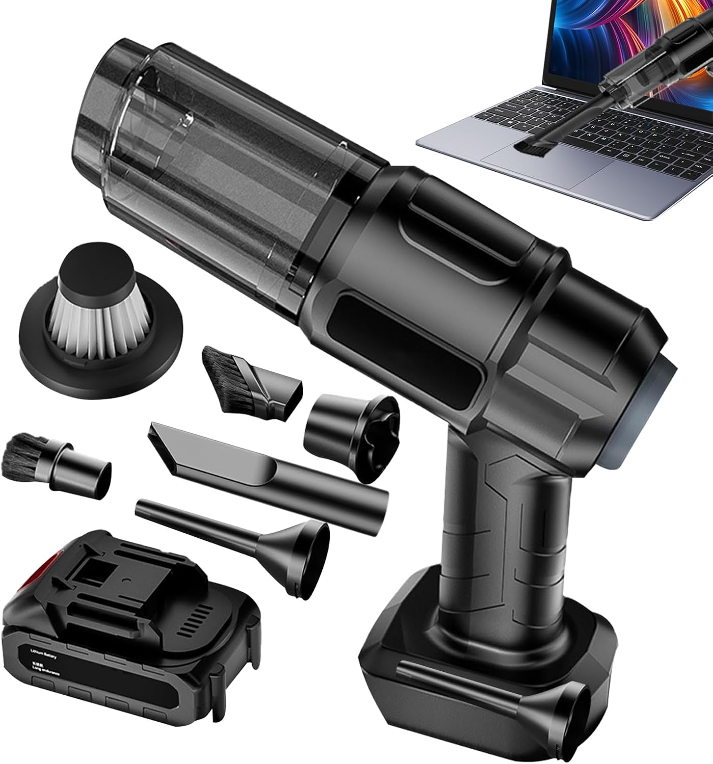 Aspiradora Portátil Mini de Alta Potencia PocketClean | Limpieza Rápida y Eficaz